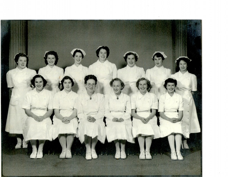File:Phyllis Paul Nursing Class Masterton Hospital May 1952.jpg