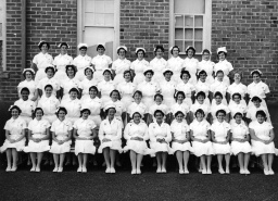 Pat Oettli Waikato Hospital Finals School. March 1961.jpg