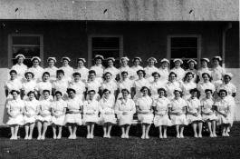 Pat Oettli Parents' Day April 1958. Our First Stripe.jpg